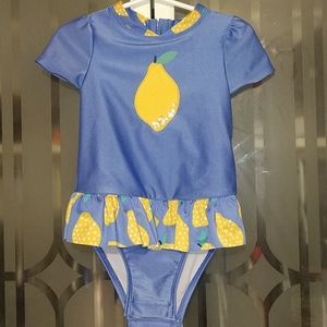 Toddler Girl Rashguard/Swimsuit